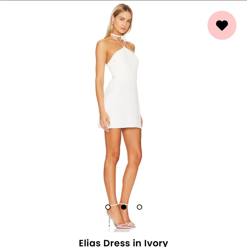 NWOT AMANDA UPRICHARD ELIAS DRESS IVORY SIZE M